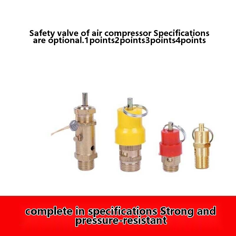 Compressor Air Pump Copper Plated Safety Relief Spring-Type Gas Storage ...