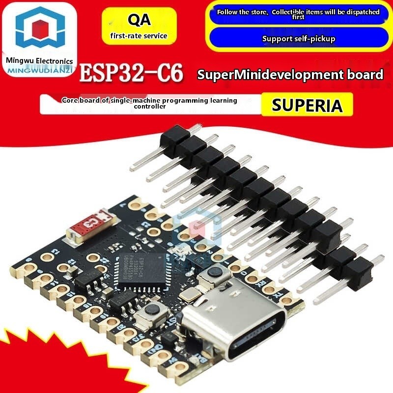ESP32-C6 SuperMini Development Microcontroller Programming Learning ...