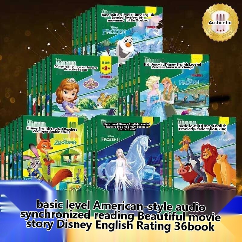 Disney Graded Readers Basic Level 1-6 36 Picture for Grades 2-6 ...