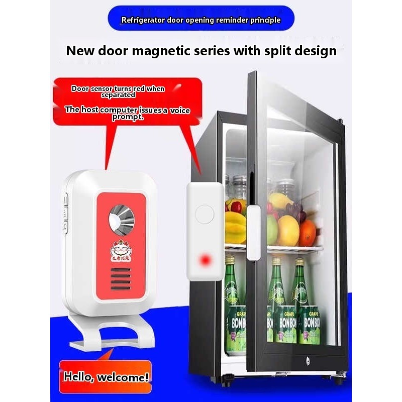 Memorizing the door refrigerator, store, supermarket, freezer, door ...