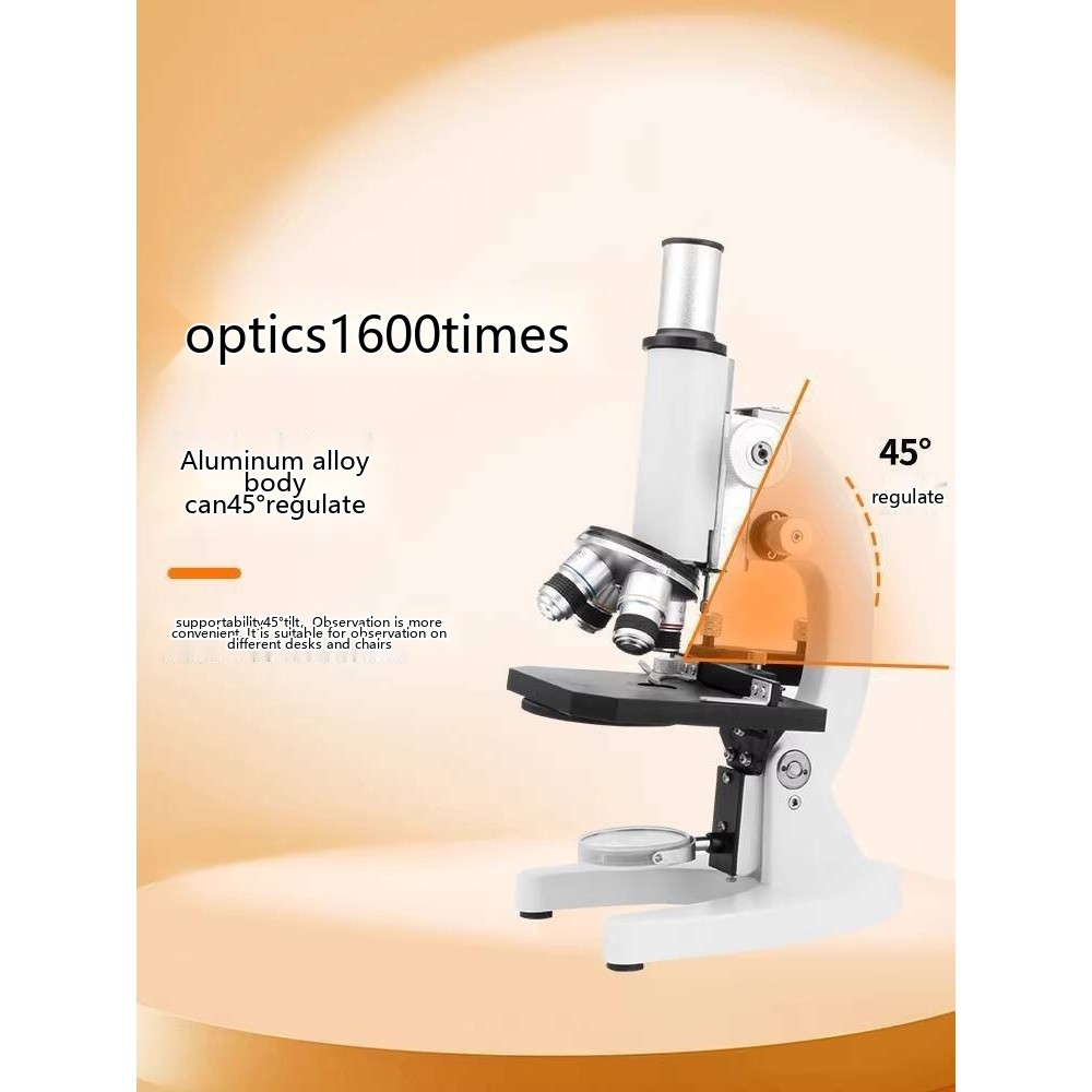 Optical Microscope 1600x Monocular Model for Biological Exams ...