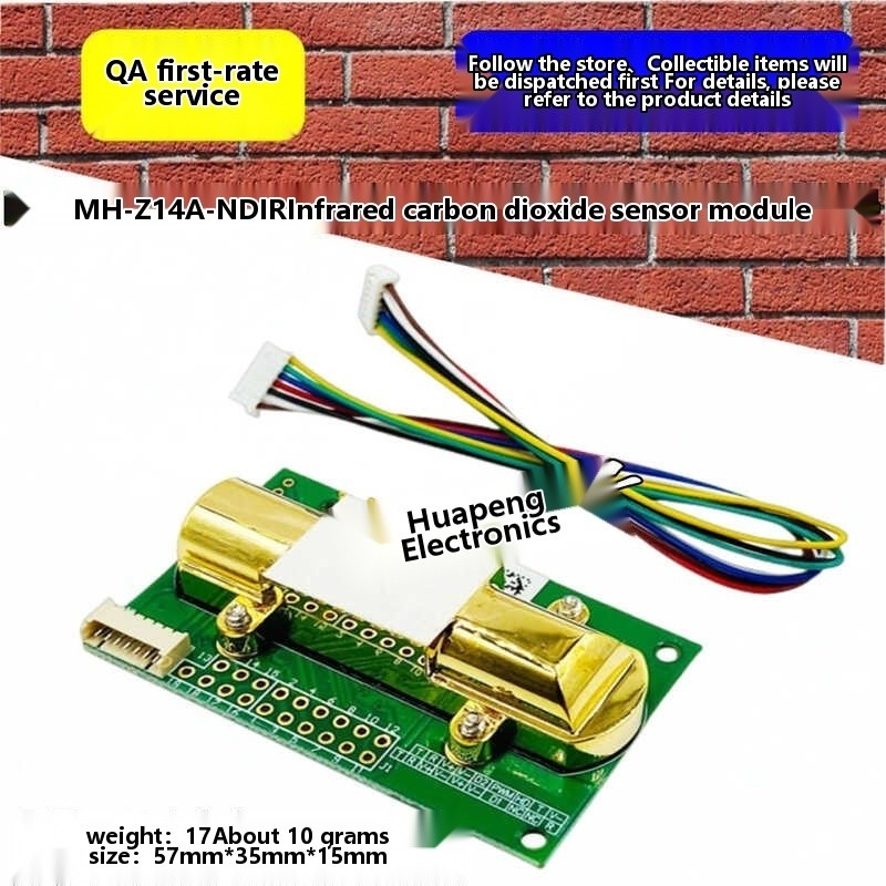 NDIR infrared carbon dioxide sensor module MH-Z14A serial port PWM 0 ...