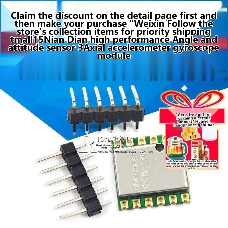 3-Axis Accelerometer Gyroscope Module Angle Attitude Expansion Board ...