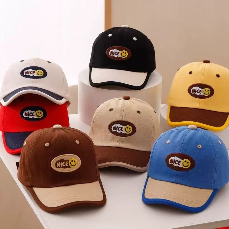 Kids Baseball Caps Unisex Nice Smiley Baby Ajustable Sports Cap ...