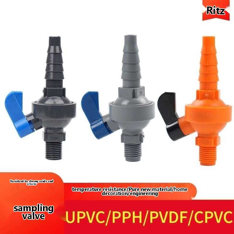 UPVC CPVC Cork PPH Laboratory PVDF sampling valve | Shopee Philippines