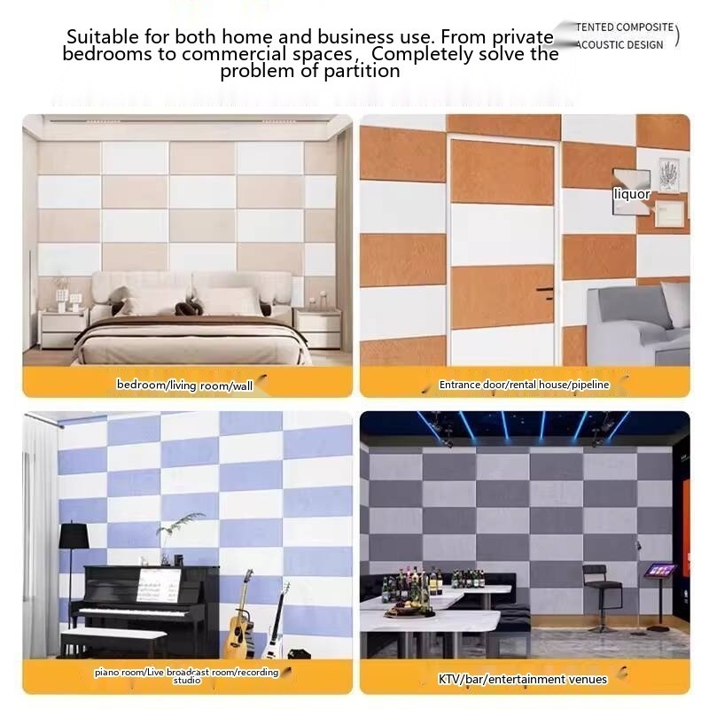 Soundproof Board Bedroom Wall Damping Soundproof Felt Window Door ...