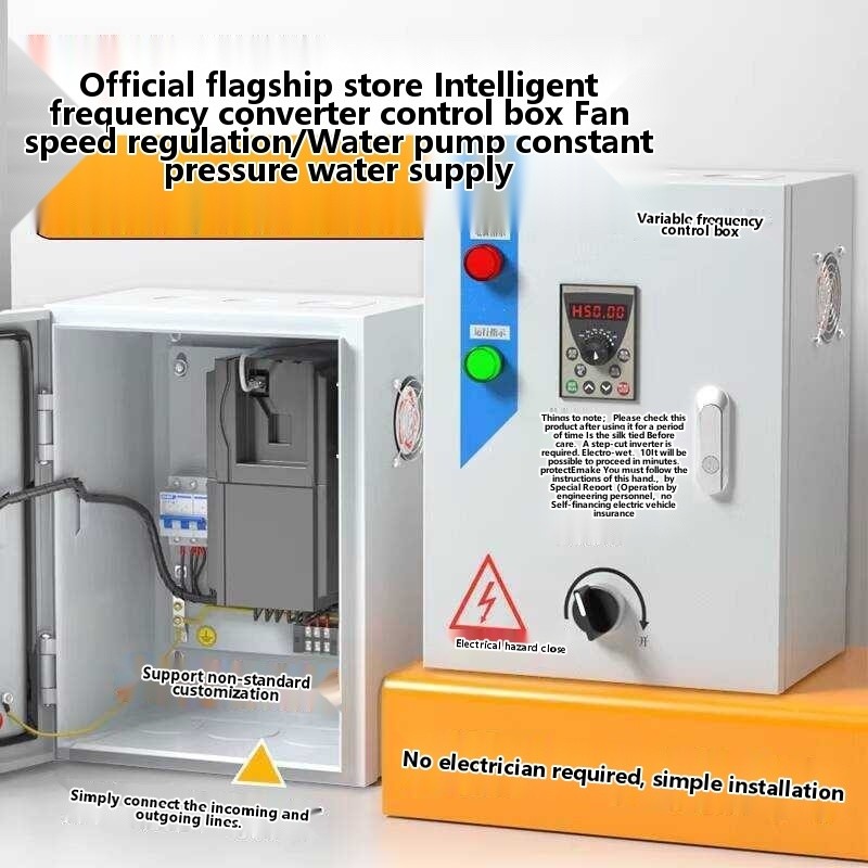 Fan Motor Pump Control Box Constant Pressure Water Supply Frequency ...