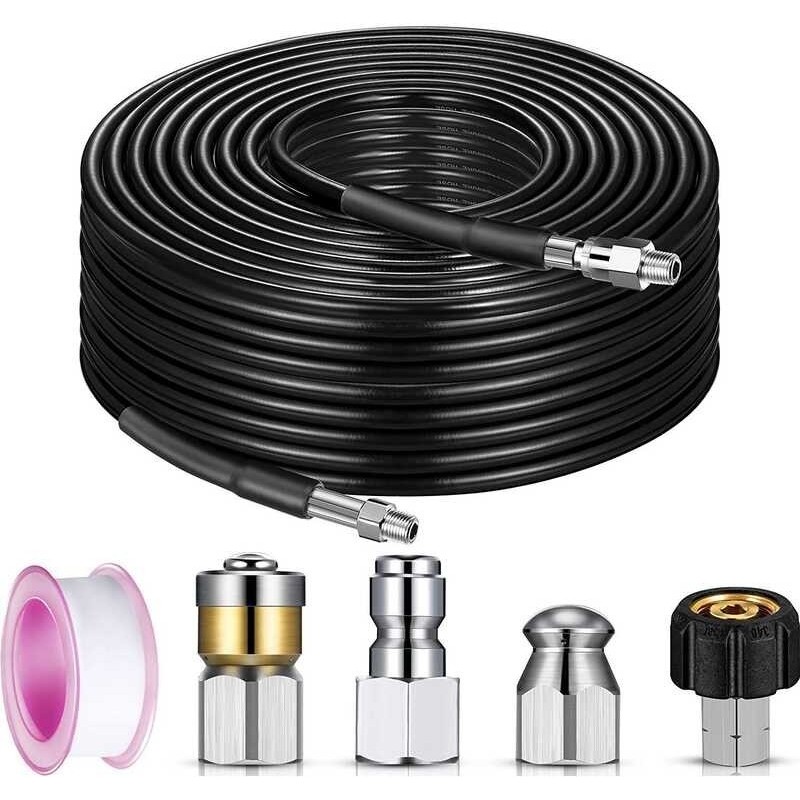 Cleaning and cleaning of sewage pipes, general high-pressure pipes ...