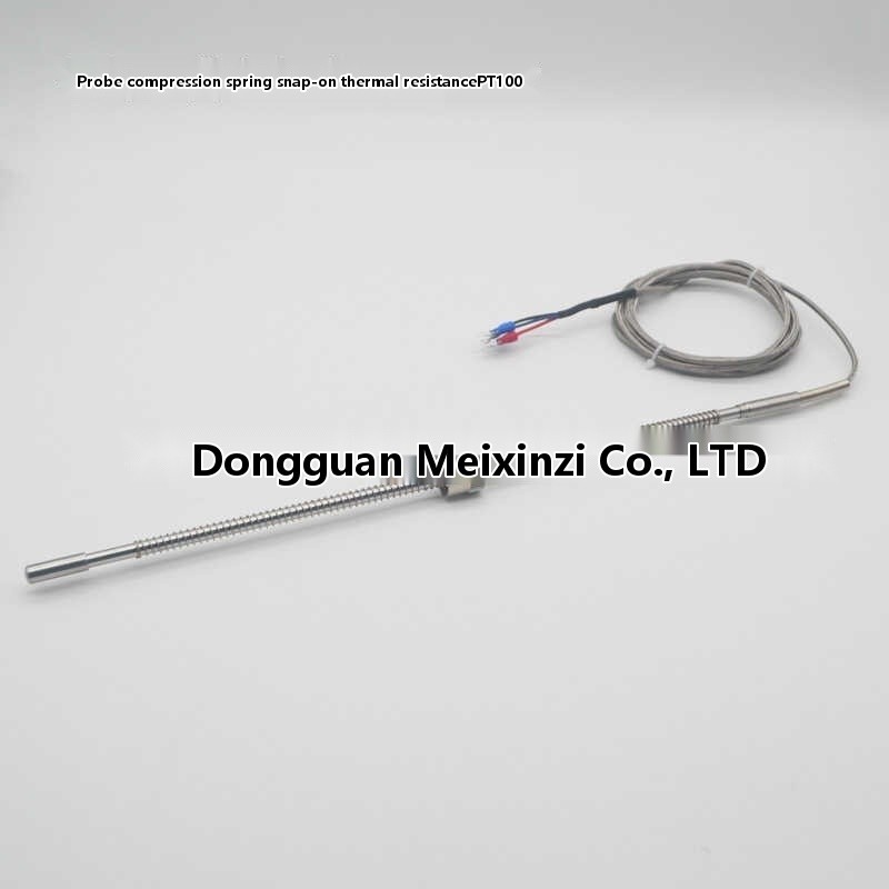 Thermal resistance PT100 probe pressure spring buckle temperature ...