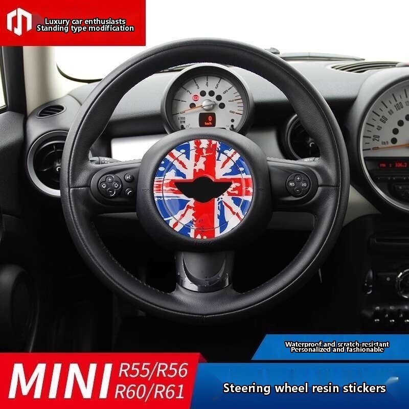 Fits for BMW MINI Cooper R56/R55 Countryman R60 steering wheel sticker ...