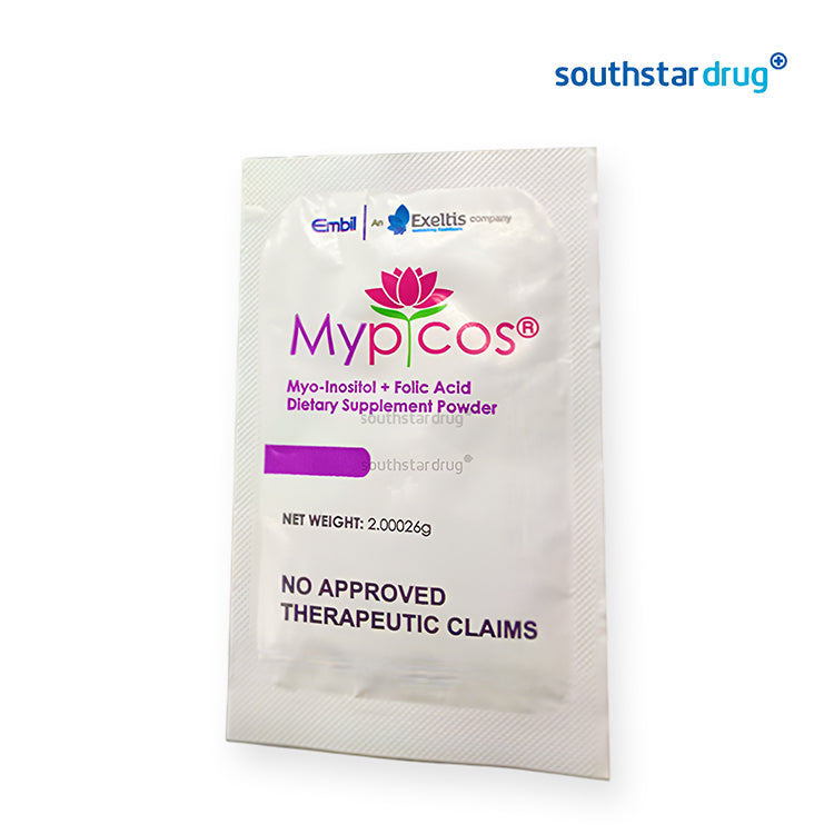 Mypicos Myo-Inositol + Folic Acid Powder 2g/200mcg (30 Sachets ...