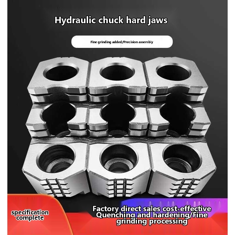 High precision clamp hydraulic chuck three strong hard claw 5-inch 6 ...