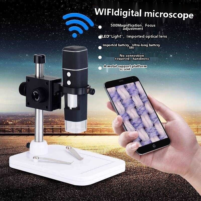 1080P Wireless Connection HD Microscope 1000x Magnifier for Phone and ...