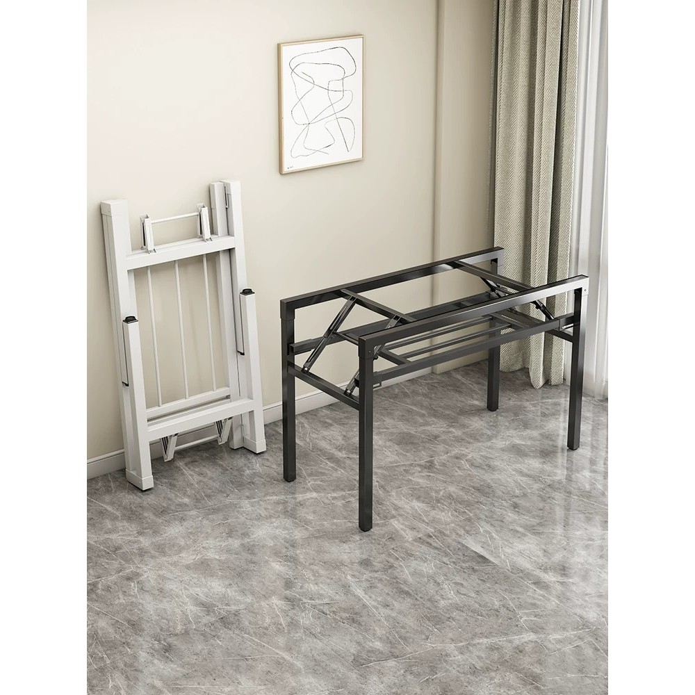 Simple folding table leg frame, desk frame, office desk frame, single ...