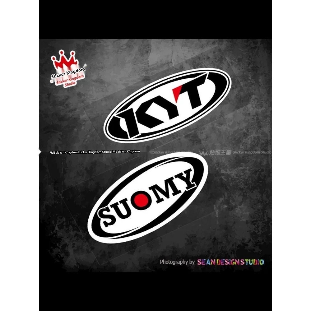 SUOMY KYT Helmet Stickers, Custom Motorcycle Scratch Decals, Waterproof ...