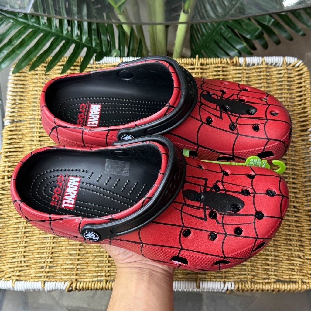 SPIDERMAN CLOGS FOR MEN WITH ECO BAG | Shopee Philippines
