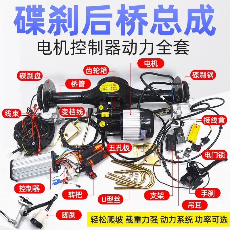 Hongrunda high-speed motor integrated disc brake shift motor drive ...