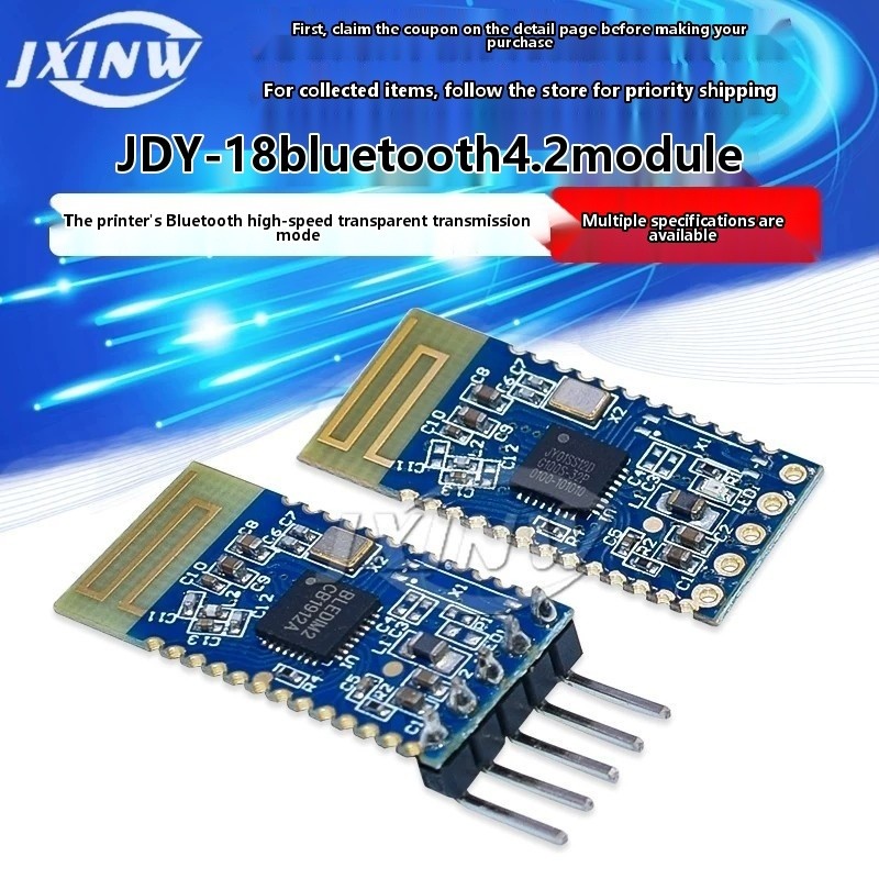 Hot⭐♣JDY-18 Bluetooth 4.2 Module BLE Module Bluetooth Module with Base ...