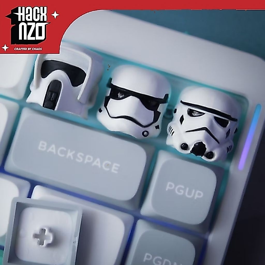Keycaps Artisan Stormtrooper – Classic, First Order & Scout Custom ...