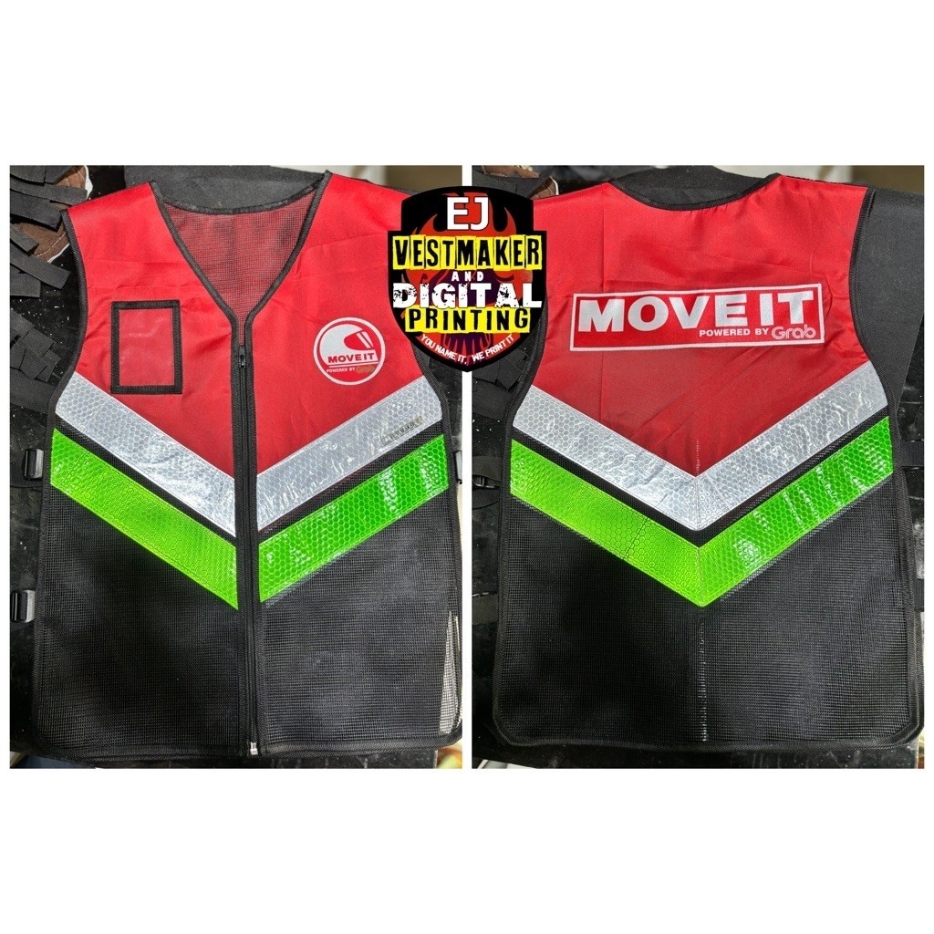 DESIGN #19 REFLECTORIZED SAFETY VEST for MOTORCYCLE RIDERS High Quality ...