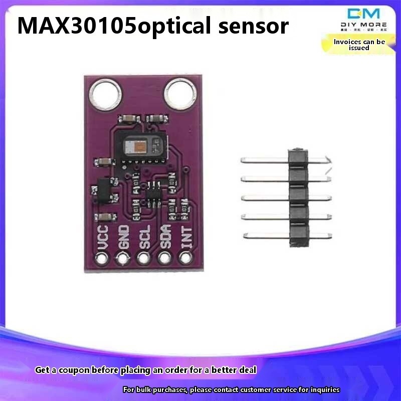 Mcu-30105 Max30105 Optical Sensor Particle Smoke Detection Flame Module ...