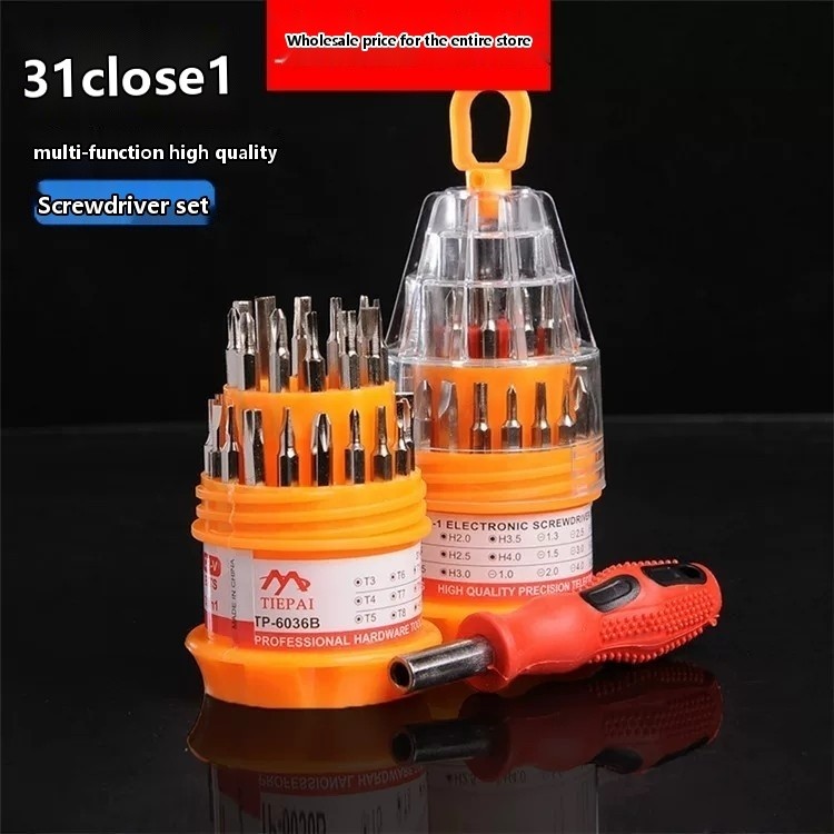 Genuine Jack Power Computer Tools Cylindrical Barrel Screwdriver Set 32 ...