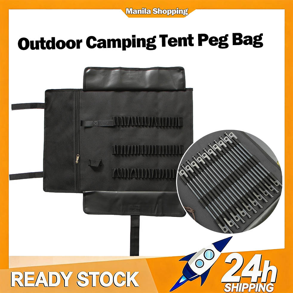 (Without ground stakes)Outdoor Camping Peg Bag Tent and Canopy ...