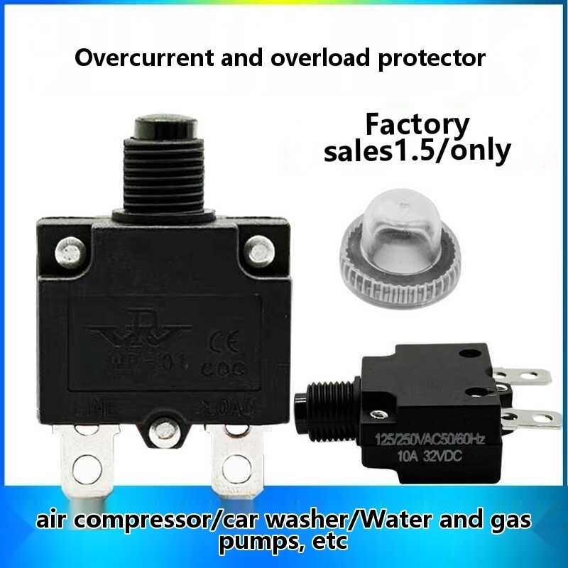 ☑♥ Overload Protector 10A 15A 20A Single Phase Water Pump Air ...