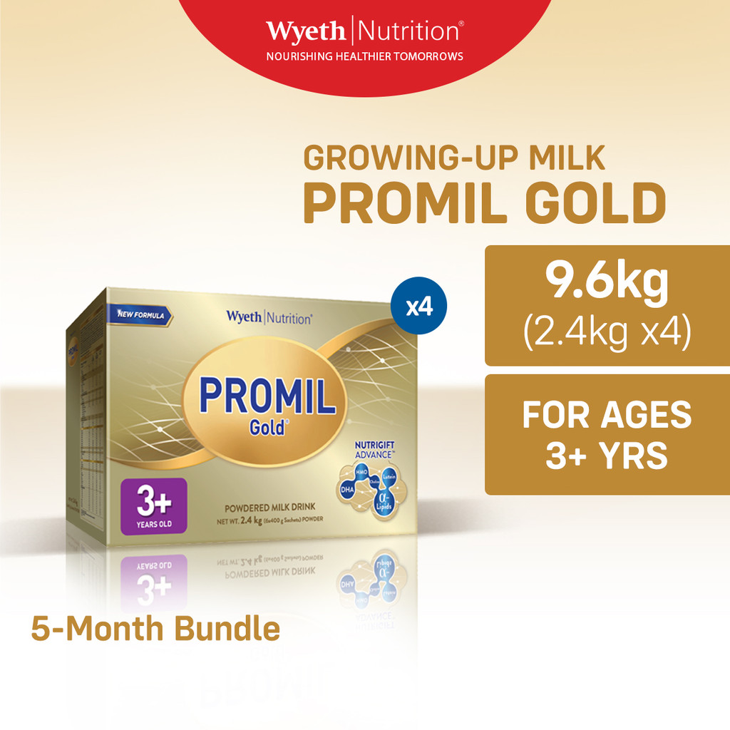 PROMIL GOLD Four Growing-Up Milk Powder for Children 3+ Years Old 9.6kg ...