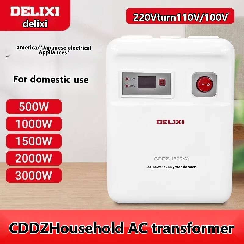 COD Delixi Transformer cddz-500W 1000W 1500W Household Japanese ...
