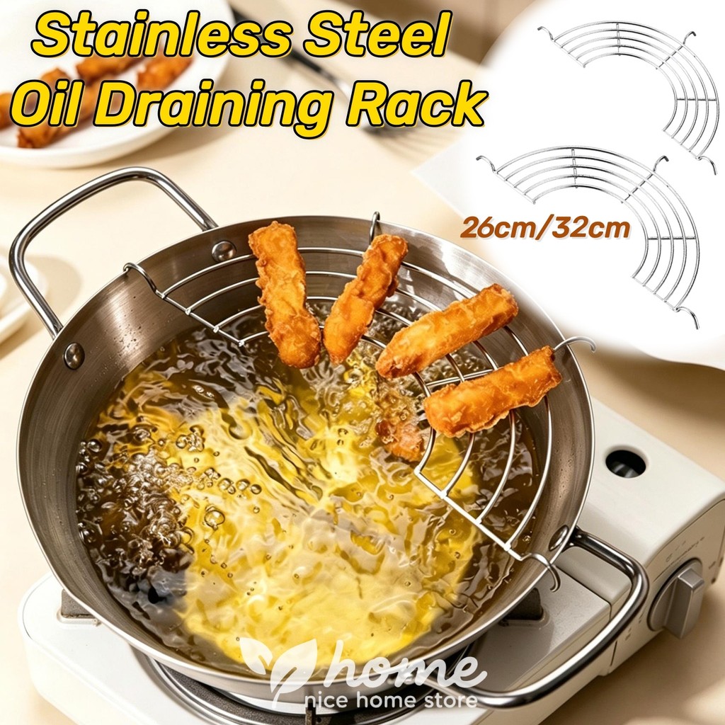 Stainless Steel Multi-purpose Rack, Frying Oil Draining, Steam Heating ...
