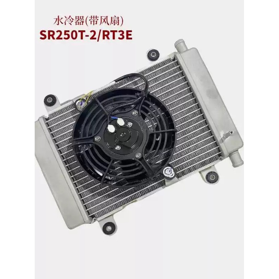 Zongshen Cyclone RT3E water cooler SR250T-2 motorcycle radiator, water ...