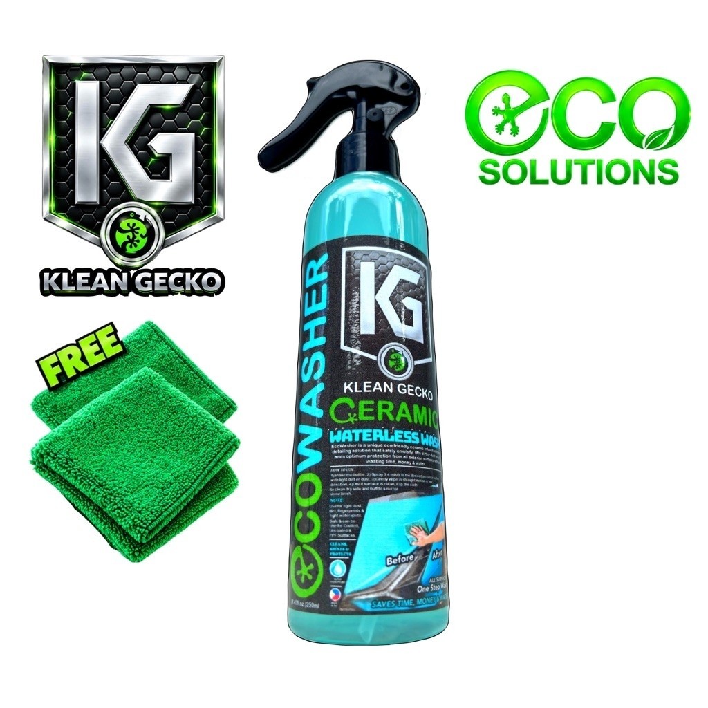 Klean Gecko - EcoWasher (Ceramic Waterless Wash) | Shopee Philippines