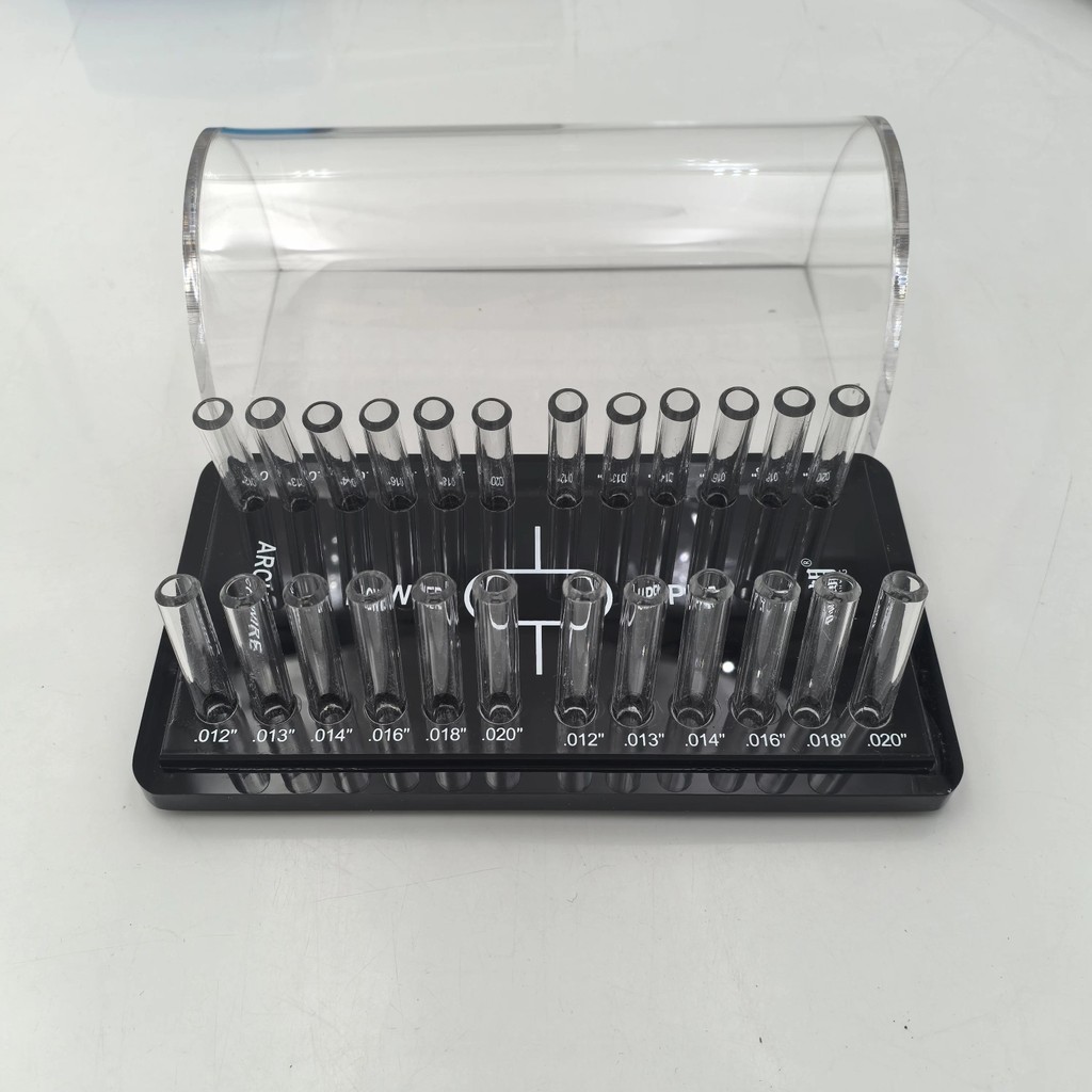 Pre-fabricated archwire placement box, orthodontic nickel-titanium ...