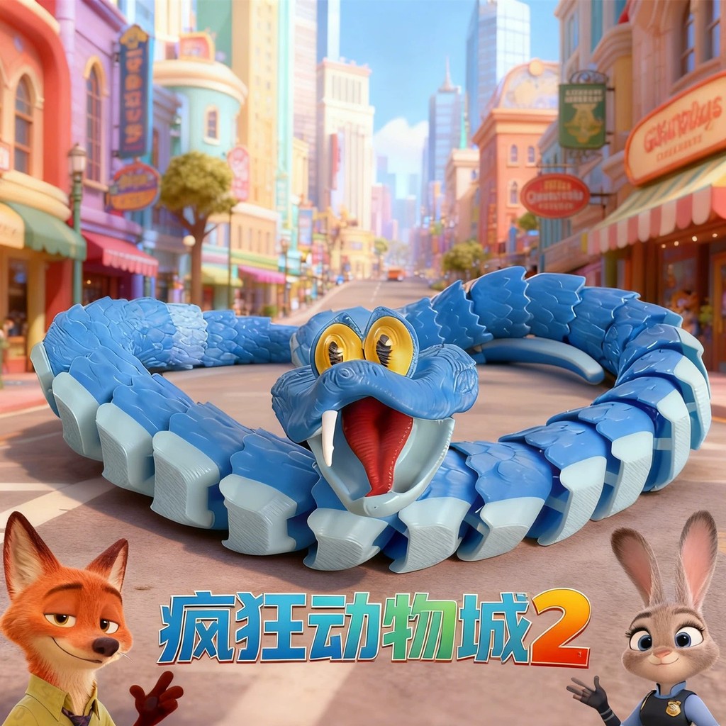 COD/ Zootopia 2 Gary and a Snake 3D Printed Model Animated Character ...