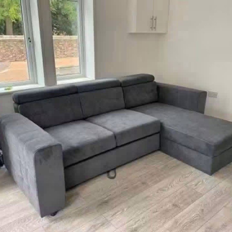 MULTIFUNCTIONAL L-SHAPE SOFA BED WITH STORAGE | Shopee Philippines