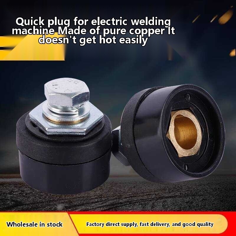 Handle Cable Quick Connector Plug Socket Pure Copper Argon Arc Welding ...
