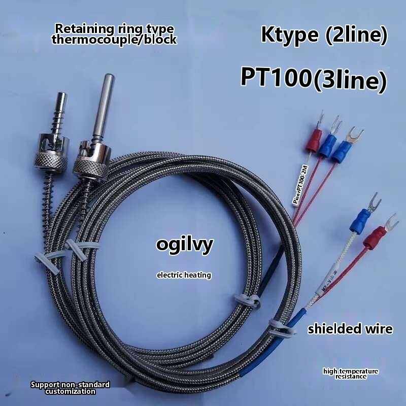 K-type PT100 compression spring thermocouple injection molding machine ...