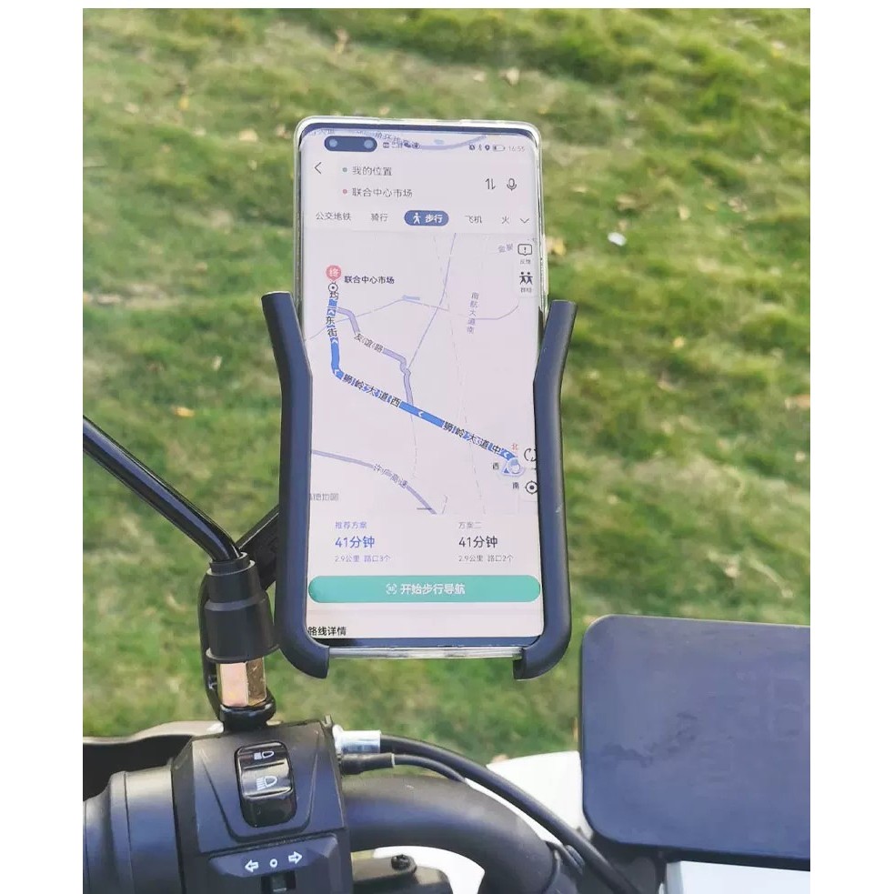 Electric vehicle mobile phone navigation stand battery vehicle ...