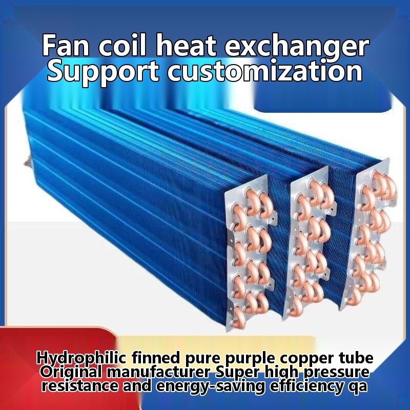 Fan Coil Unit Copper Tube Evaporator Central Aluminum Foil Radiator ...