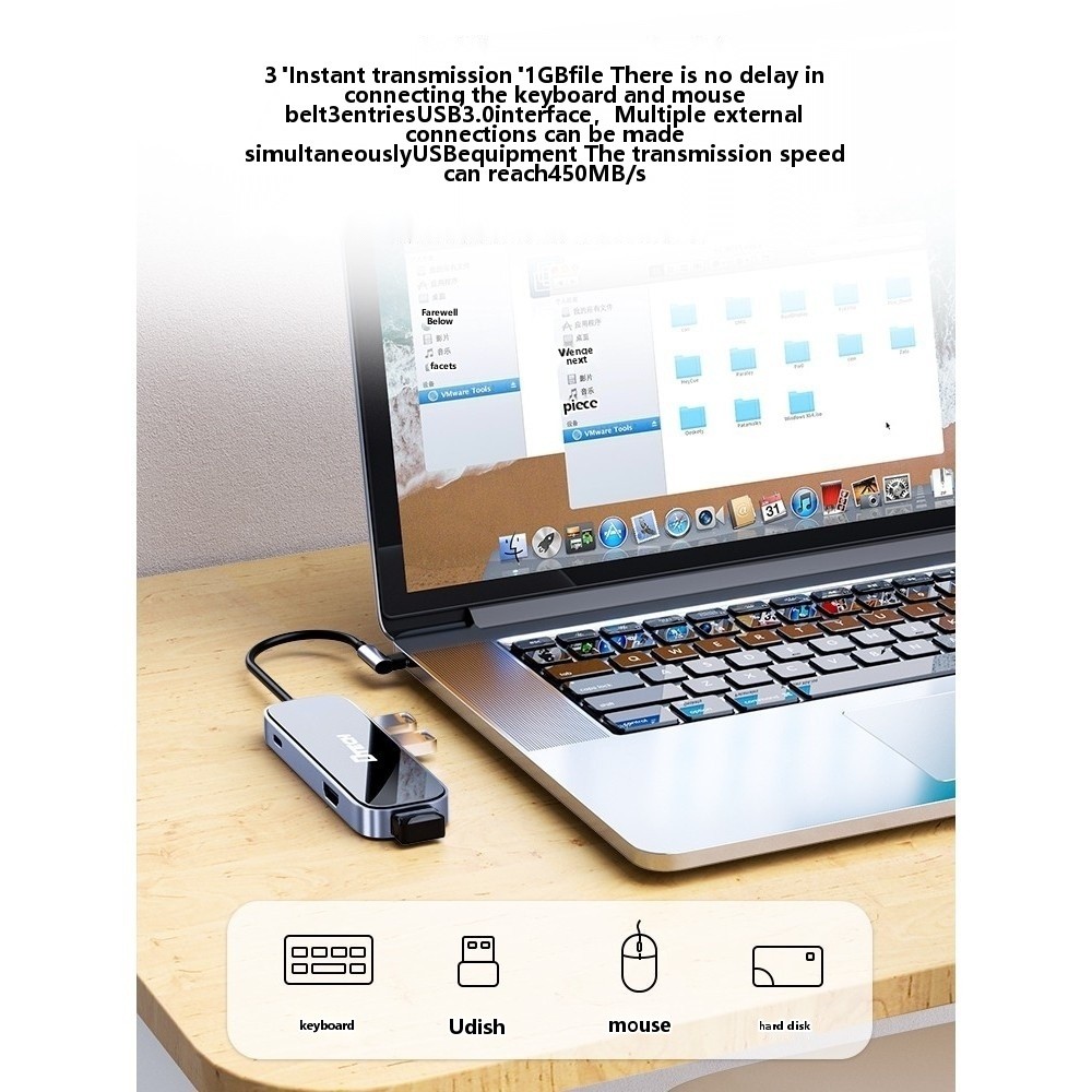 DITEK docking station, a multi-interface adapter for laptops, tablets ...