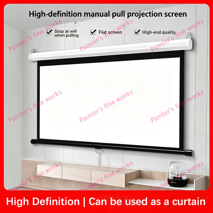 Shop pull down screen for projector for Sale on Shopee Philippines