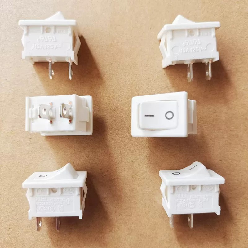 Taiwan RLEIL rocker switch, 2-pin, 2-position RL3, 6A 250V, 15*21MM ...