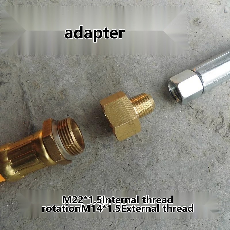 Special spraying pipe connector/reducing adapter for sprayers M22 ...