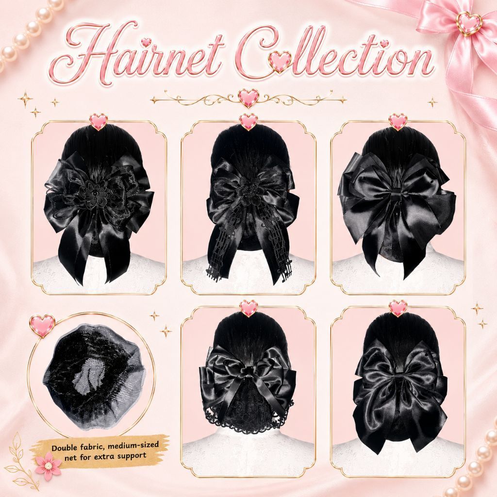 Elegant Hair Clip Big Bow Ribbon with Medium-sized net for INC Mang ...