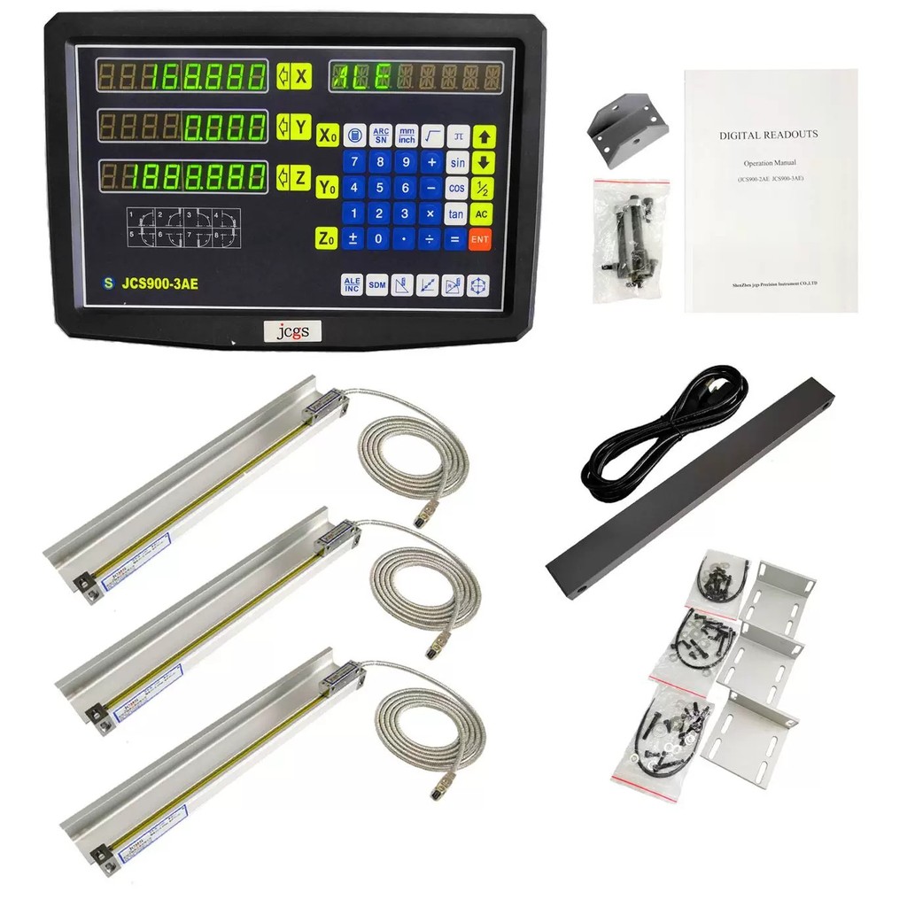 cod/ JCGS precision measuring grating rulers, milling machine grating ...