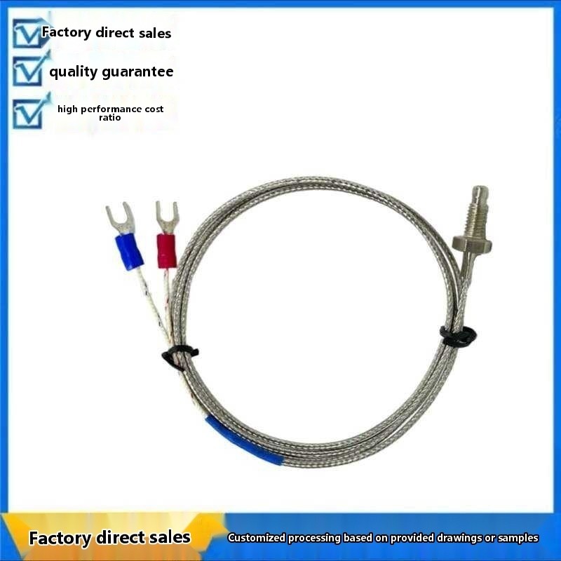 M6 thermocouple, K-type, E-type, M8 screw thermocouple sensor ...