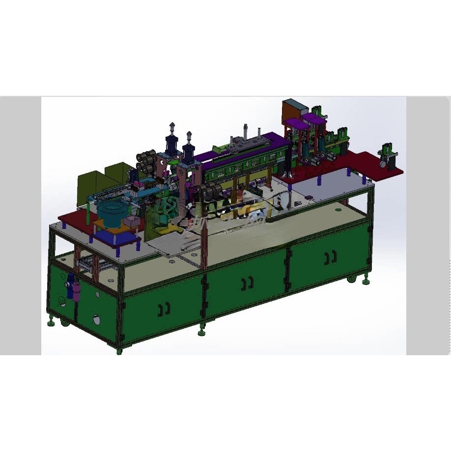 Type C assembly line (fixture return type assembly line) drawings, CAD ...