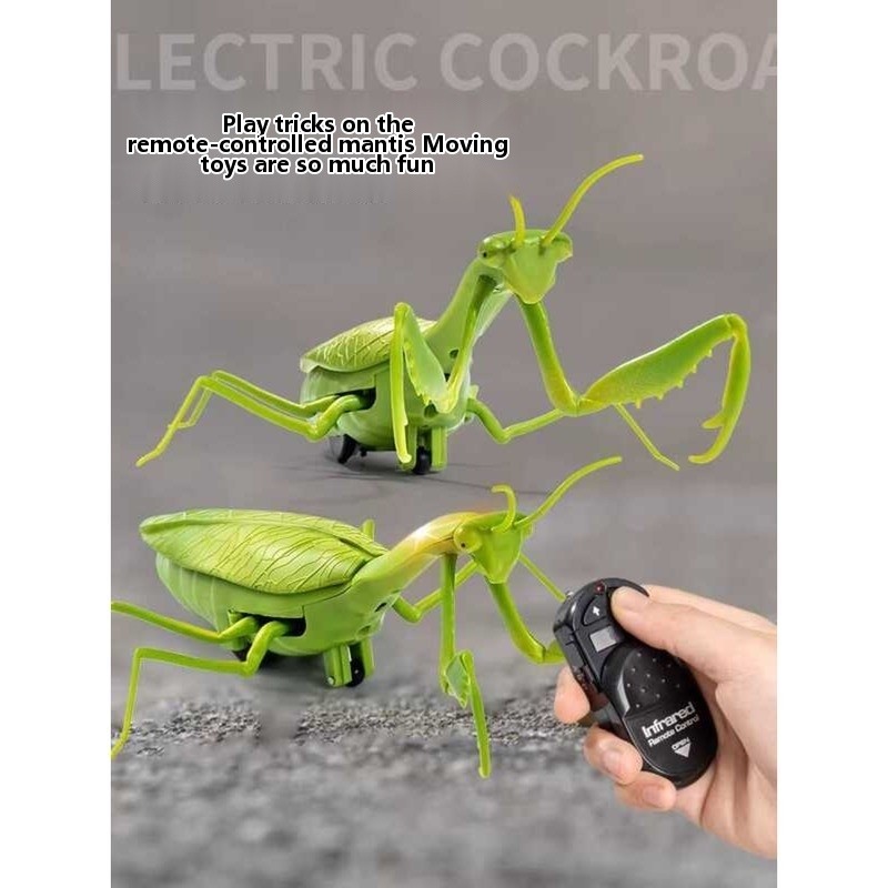 Remote Control Mantis Electric Crawling Small Animal Simulation Toy ...