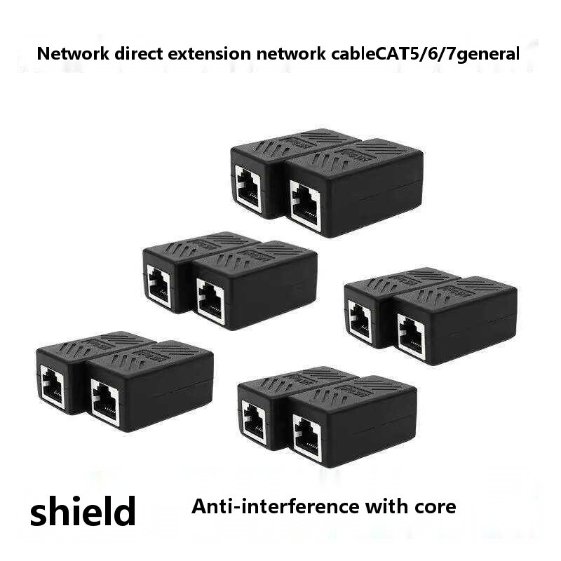 COD/Cable Eight-Core RJ45 Network Straight-Through A-to-A Connector ...